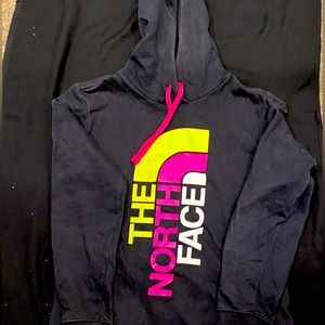 Lightly used north face black hoodie